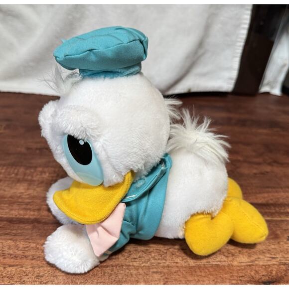 Disney Other - Vintage 1984 Disneyland Walt Disney World Crawling Baby Donald Duck 8” Plush